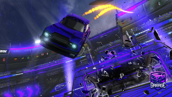 A Rocket League car design from IPA_4nToNyXonps4
