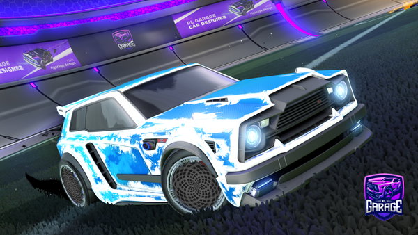 A Rocket League car design from IockAE