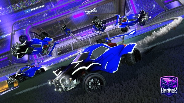 A Rocket League car design from gummiharalds