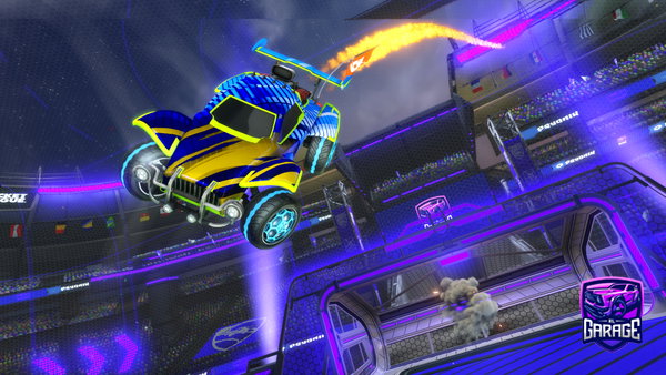 A Rocket League car design from ZFnLegend10