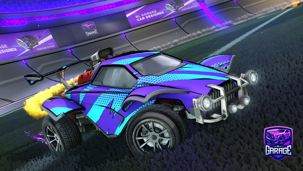 A Rocket League car design from G-o-a-a-l