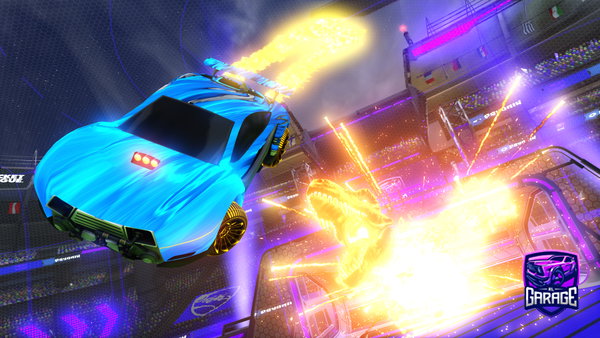 A Rocket League car design from Hauna