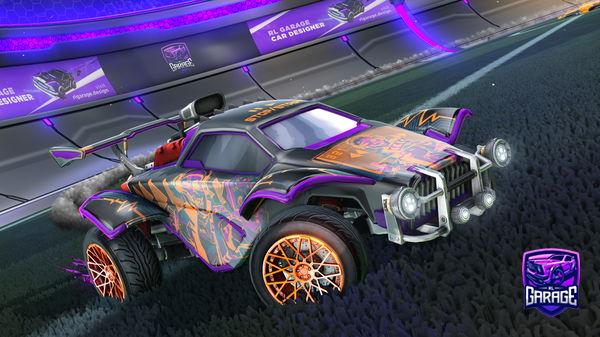 A Rocket League car design from mymymilo