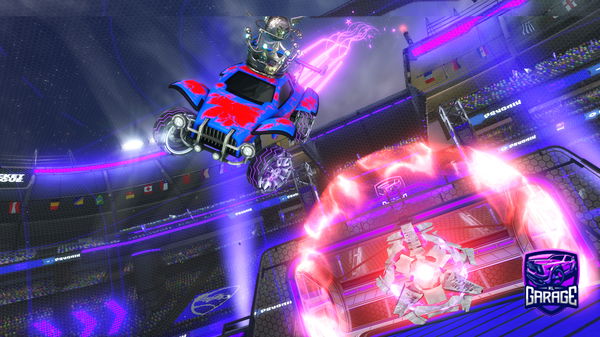 A Rocket League car design from Pugiscute