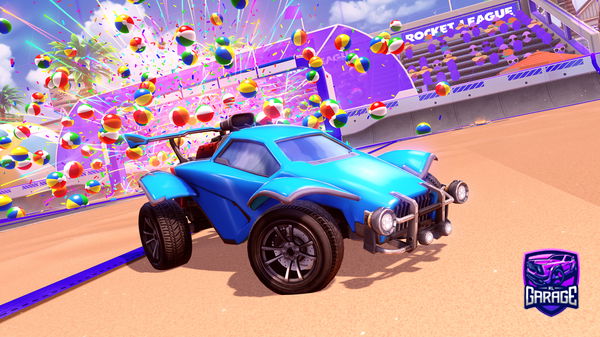 A Rocket League car design from gusvigsual