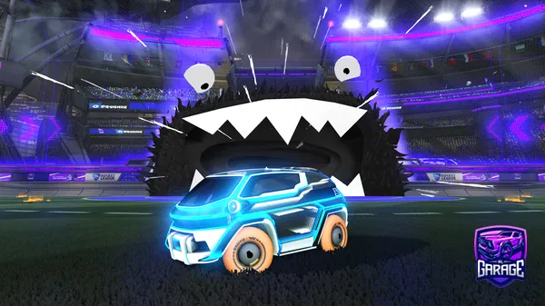 A Rocket League car design from GOGOEH