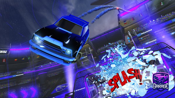 A Rocket League car design from Mahrezlegoat