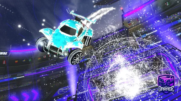 A Rocket League car design from ILikeTrains346