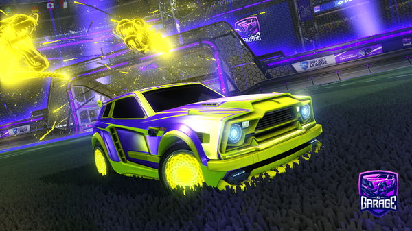 A Rocket League car design from gdarkog