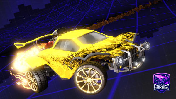 A Rocket League car design from PalmoCo5