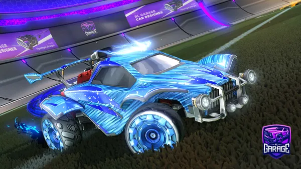 A Rocket League car design from Synxty