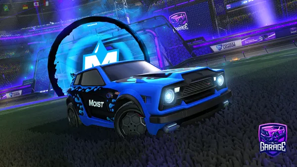 A Rocket League car design from Mallart