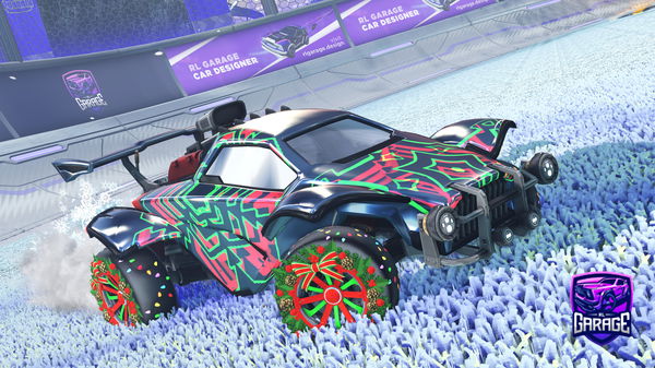 A Rocket League car design from 2boi