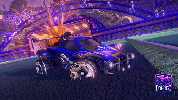 A Rocket League car design from Tapelesslime851