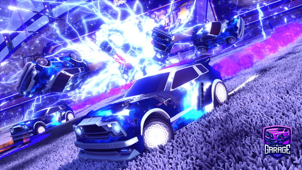 A Rocket League car design from AUGUSTOROMERO