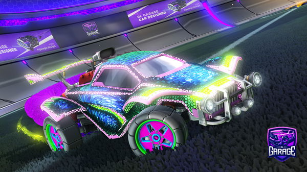 A Rocket League car design from quollguy36