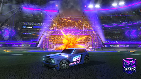 A Rocket League car design from Vxlues