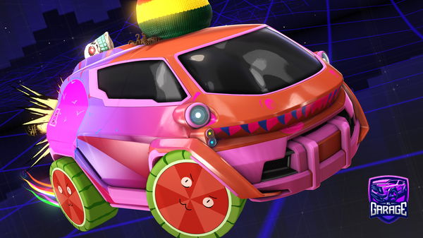 A Rocket League car design from SpiceMonkey