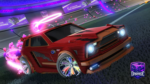 A Rocket League car design from Babyscklid