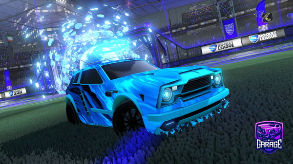 A Rocket League car design from Retraktable