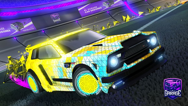 A Rocket League car design from Dreshark