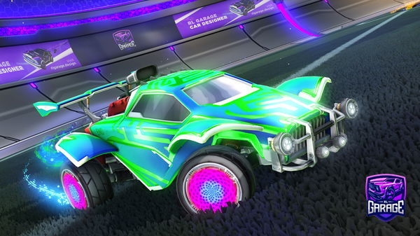 A Rocket League car design from ItsBiscuit