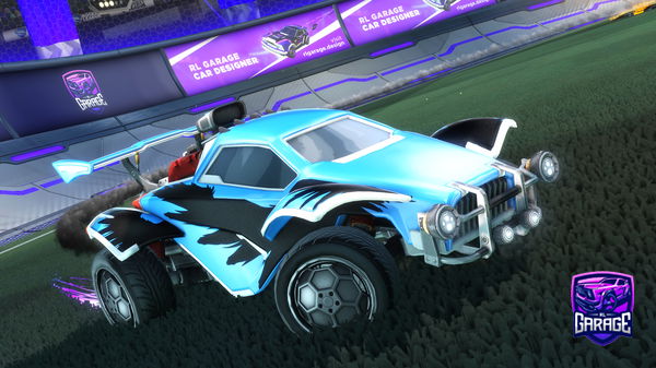 A Rocket League car design from Pupsie