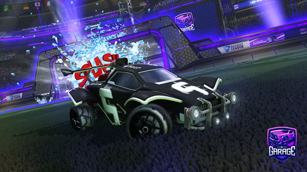 A Rocket League car design from SN4XY