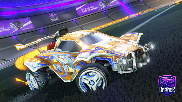 A Rocket League car design from TJNrl