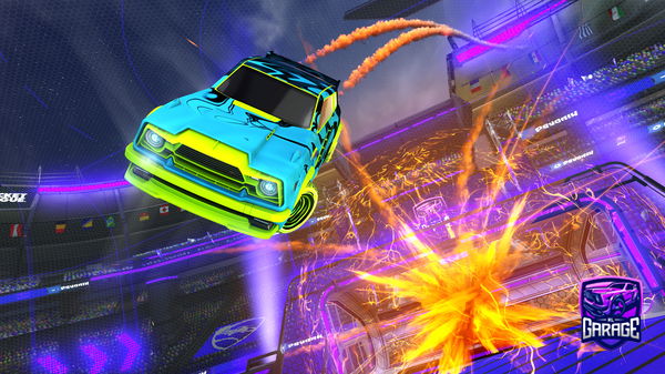 A Rocket League car design from GGExile