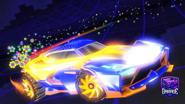 A Rocket League car design from NOMSTERGXT371