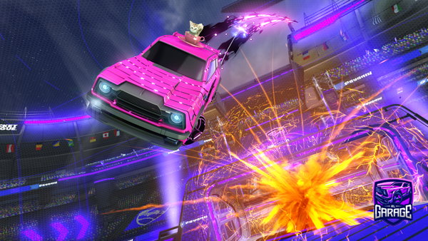 A Rocket League car design from Listel