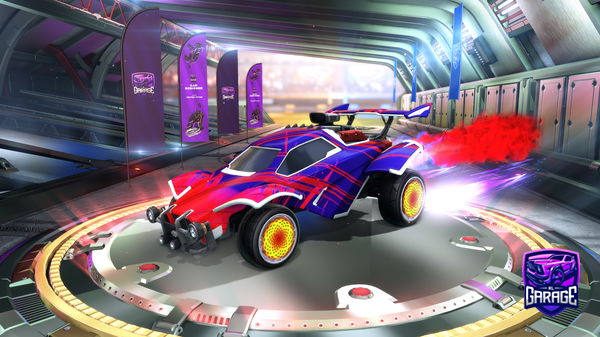 A Rocket League car design from gwestonRL