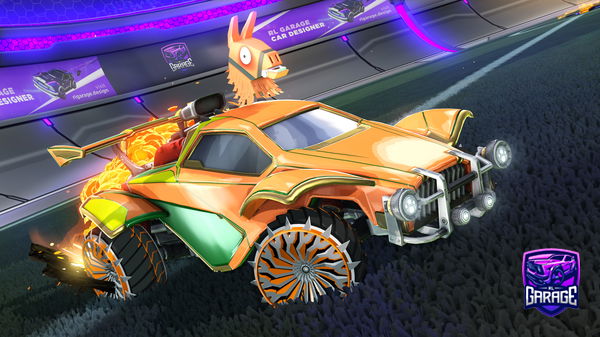 A Rocket League car design from CurtyRagsdude