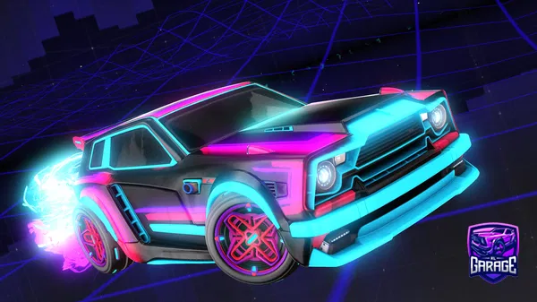 A Rocket League car design from NeonBanana7
