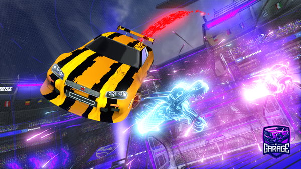 A Rocket League car design from pixellight