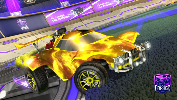 A Rocket League car design from m4zx