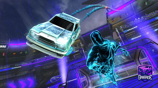 A Rocket League car design from OozyHolywood