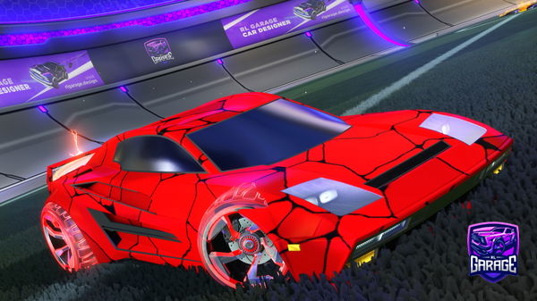 A Rocket League car design from vooza17