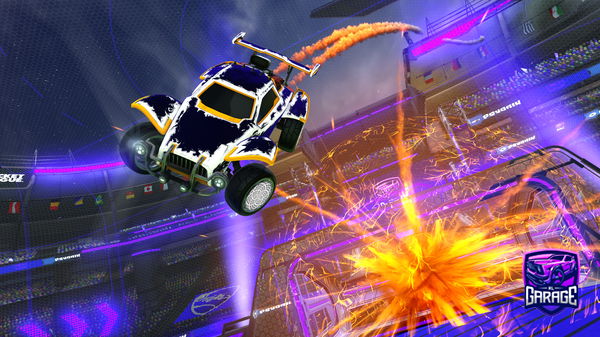 A Rocket League car design from fendi3x