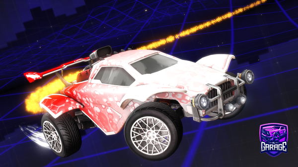 A Rocket League car design from Fluffydog44