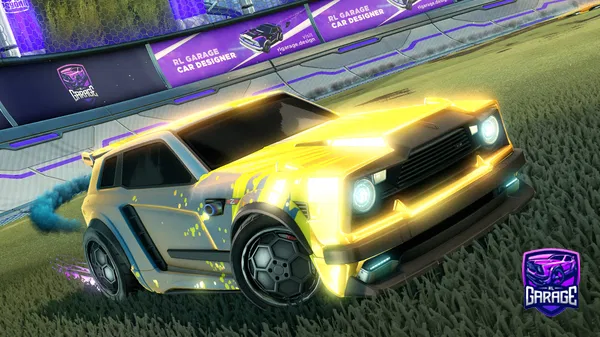 A Rocket League car design from Bolota123xD