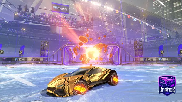 A Rocket League car design from Cosplash