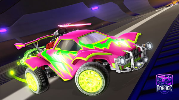 A Rocket League car design from AlanFlatline