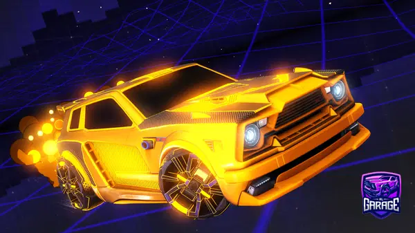 A Rocket League car design from MisterMelon