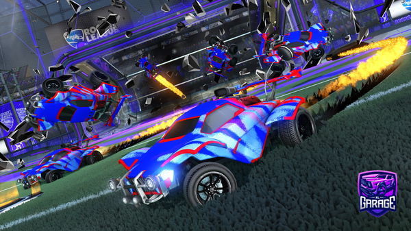 A Rocket League car design from Zlette