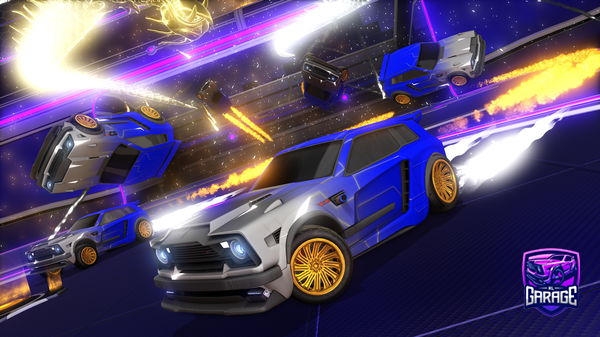 A Rocket League car design from SUK1AR1