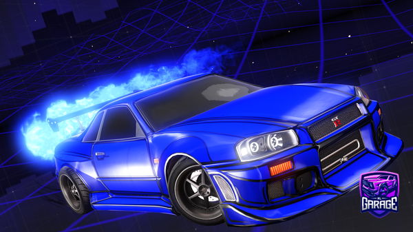 A Rocket League car design from MaDo_on_60fps