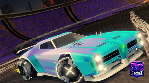 A Rocket League car design from Wayke