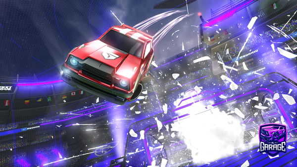 A Rocket League car design from Pebbleoso